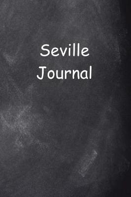 Book cover for Seville Journal Chalkboard Design