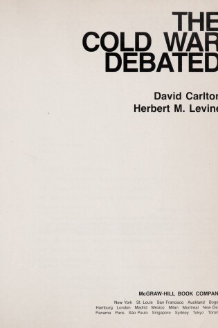 Cover of Cold War Debated