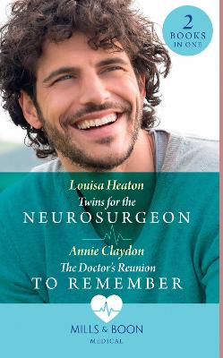 Book cover for Twins For The Neurosurgeon / The Doctor's Reunion To Remember