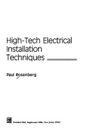 Book cover for High Tech Electrical Installation Techniques