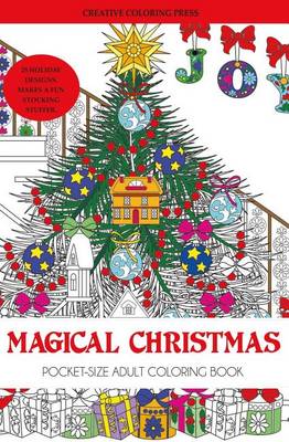 Book cover for Magical Christmas Adult Coloring Book Stocking Stuffer Edition