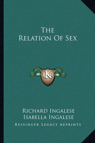 Cover of The Relation of Sex