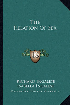 Book cover for The Relation of Sex
