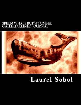 Book cover for Sperm Whale Burnt Umber Galleria Lined Journal