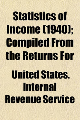 Book cover for Statistics of Income (1940); Compiled from the Returns for