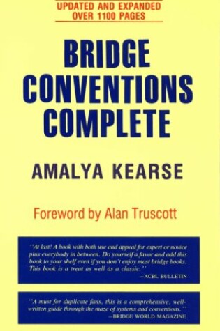 Cover of Bridge Conventions Complete 1990