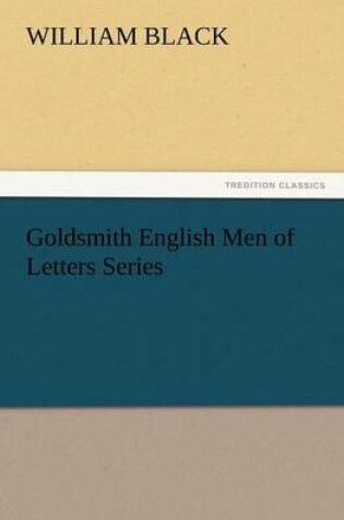 Cover of Goldsmith English Men of Letters Series