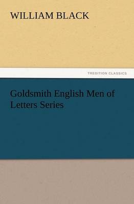 Book cover for Goldsmith English Men of Letters Series