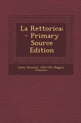 Cover of La Rettorica;