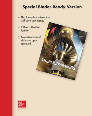 Book cover for Loose Leaf for Thermodynamics: An Engineering Approach