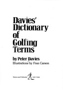 Book cover for Davies' Dictionary of Golfing Terms