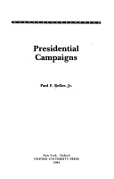 Book cover for Presidential Campaigns