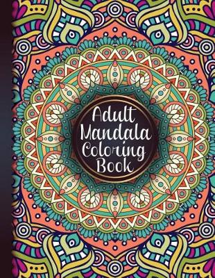 Book cover for Adult Mandala Coloring Book