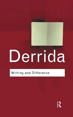 Cover of Writing and Difference