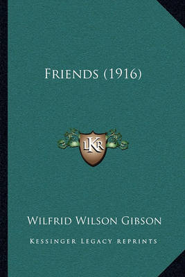 Book cover for Friends (1916)