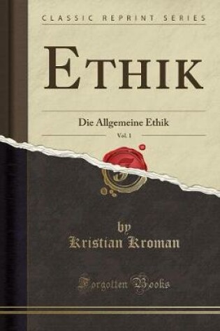 Cover of Ethik, Vol. 1