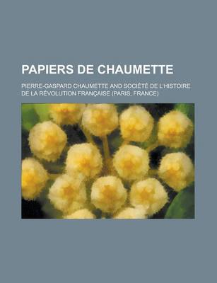 Book cover for Papiers de Chaumette