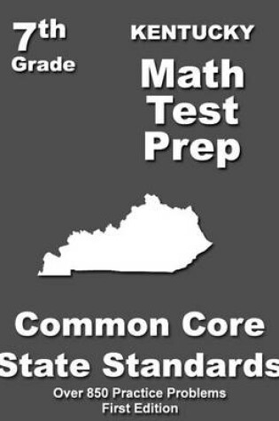 Cover of Kentucky 7th Grade Math Test Prep