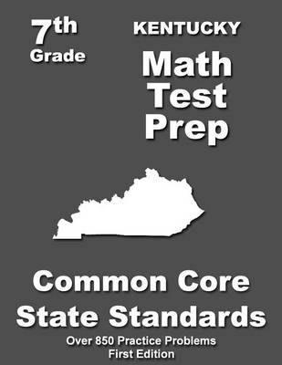 Book cover for Kentucky 7th Grade Math Test Prep