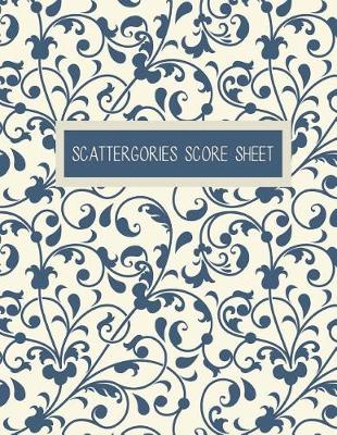 Book cover for Scattergories Score Sheet