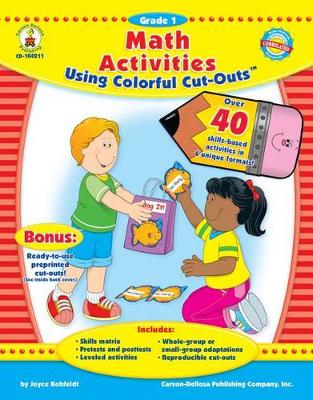 Book cover for Math Activities Using Colorful Cut-Outs(tm), Grade 1