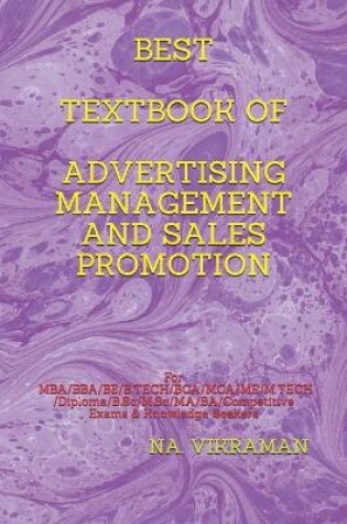 Cover of Best Textbook of Advertising Management and Sales Promotion