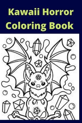 Book cover for Kawaii Horror Coloring Book