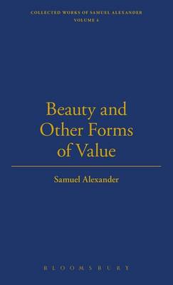 Cover of Beauty And Other Forms Of Value