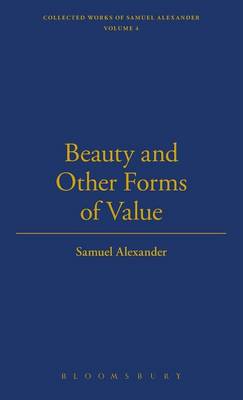 Book cover for Beauty And Other Forms Of Value