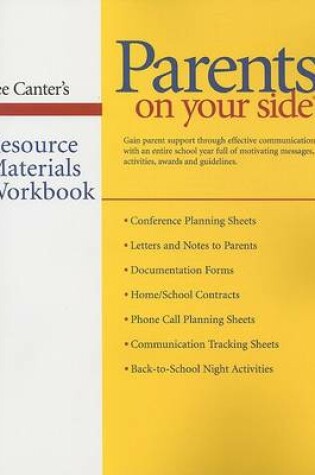 Cover of Parents on Your Side Resource Materials Workbook