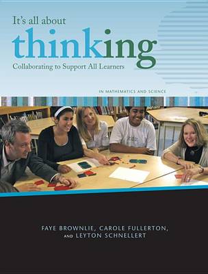 Book cover for It's All about Thinking (Math and Science)