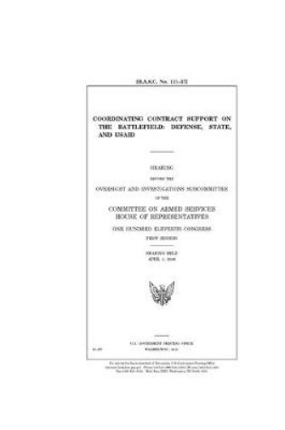 Cover of Coordinating contract support on the battlefield