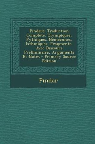 Cover of Pindare