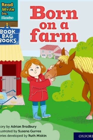 Cover of Read Write Inc. Phonics: Born on a farm (Orange Set 4 Book Bag Book 8)