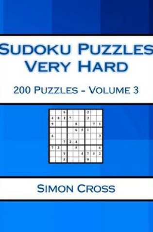 Cover of Sudoku Puzzles Very Hard Volume 3