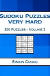 Book cover for Sudoku Puzzles Very Hard Volume 3