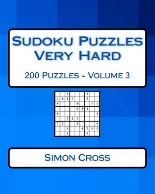 Book cover for Sudoku Puzzles Very Hard Volume 3