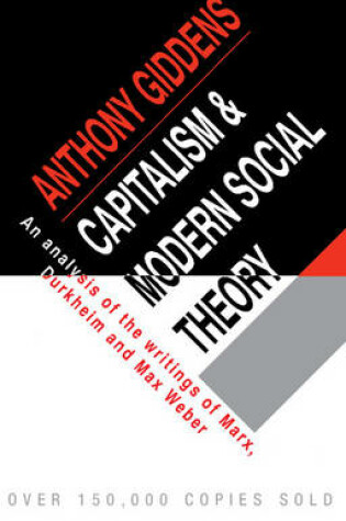 Cover of Capitalism and Modern Social Theory