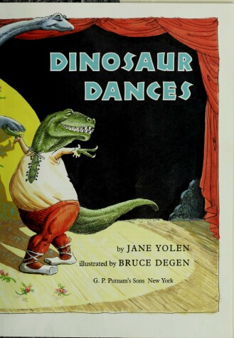 Book cover for Dinosaur Dances