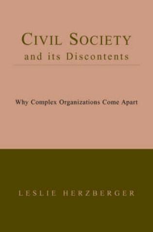 Cover of Civil Society and Its Discontents