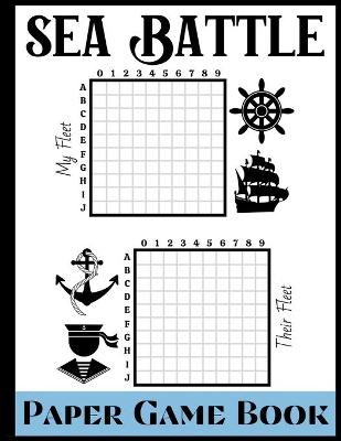 Book cover for Sea Battle Paper Game Book