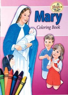 Book cover for Coloring Book about Mary