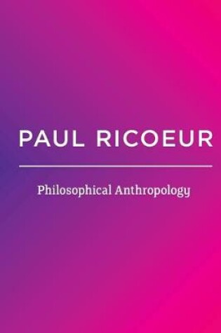 Cover of Philosophical Anthropology