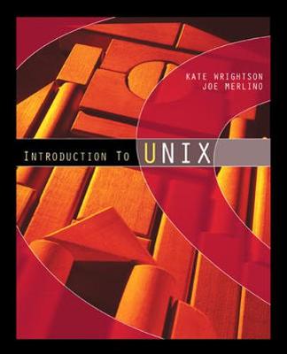 Book cover for Introduction To UNIX