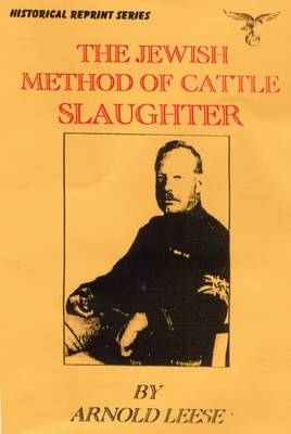 Book cover for The Jewish Method of Cattle Slaughter