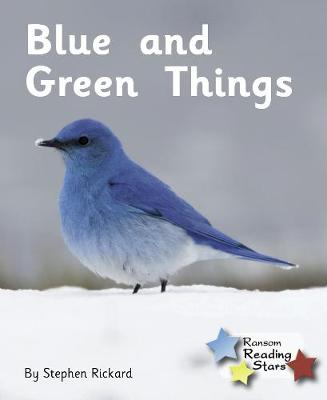 Book cover for Blue and Green Things