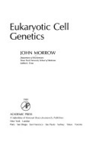 Cover of Eukaryotic Cell Genetics