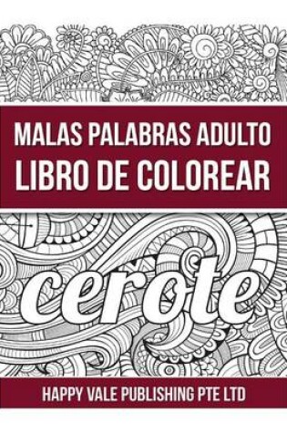 Cover of Malédiction Mots Adultes Coloring Book