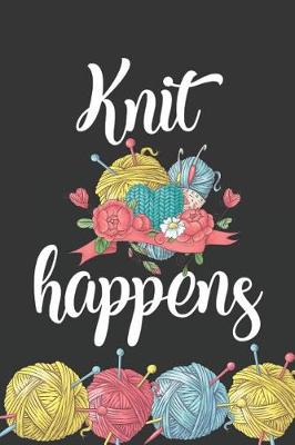Book cover for Knit Happens