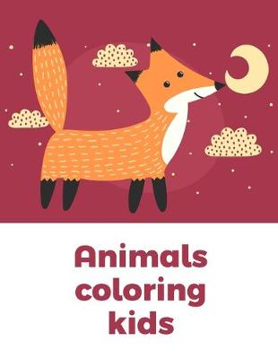 Book cover for Animals coloring kids